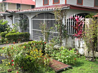 Close up of typical house in San Jose Neighborhood