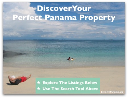 Where Do You Want To Live In Panama? man lounging on beach, Ocean view, Blue Skies, 2 people in ocean